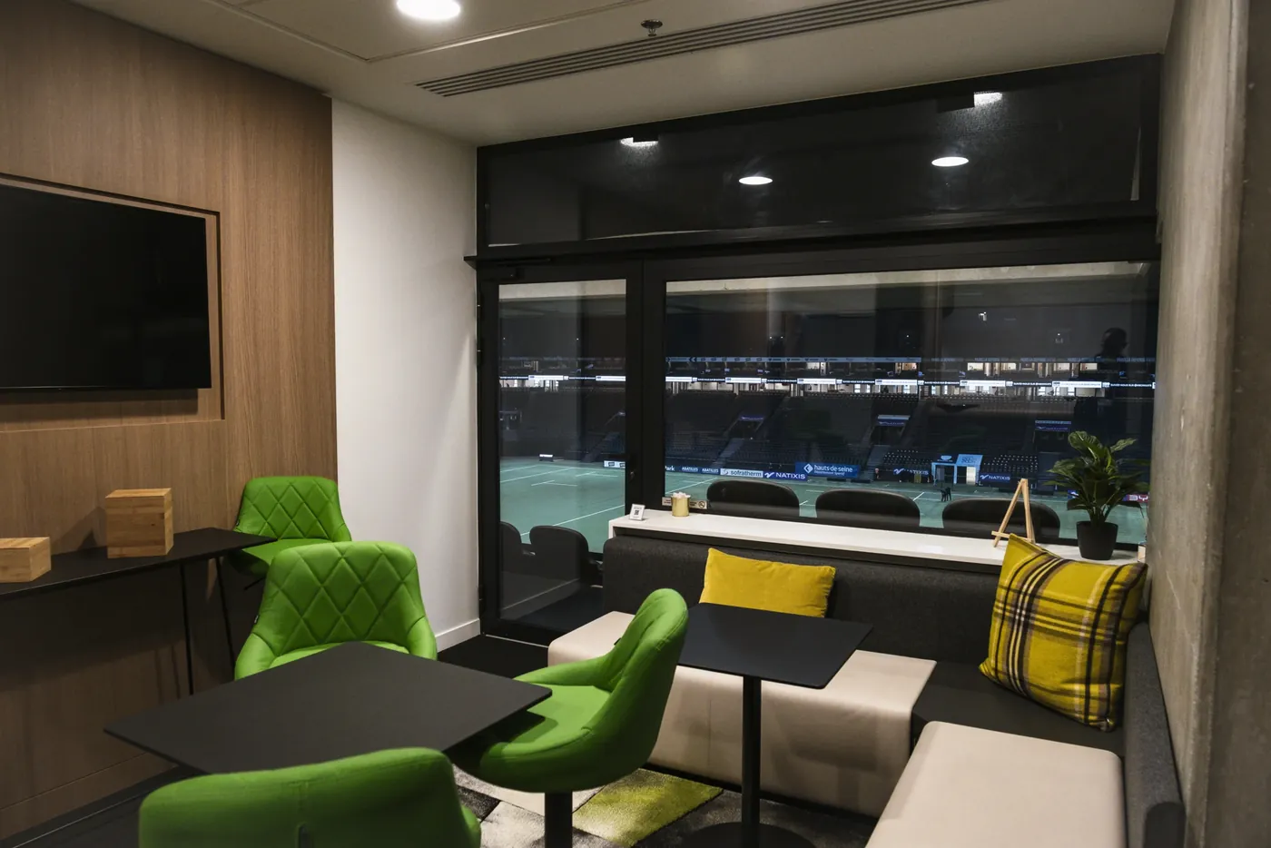 L’espace de la VIP Loge Prestige